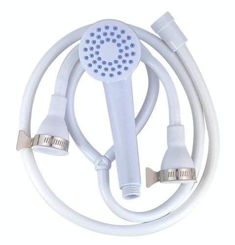 Double tap shower head with - head,