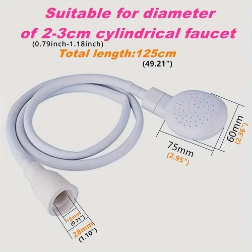 Single tap shower - single, attachment